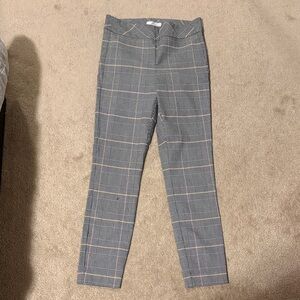 Stylish Kids Gray Plaid Pants